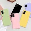 Жидкий мягкий силиконовый TPU чехол для Samsung Galaxy S20 S21 S22 S23 Plus Note 20 Ultra S21 FE 5G Задняя крышка Чехлы