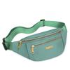 Unisex Waist Bag Adjustable Elastic Strap Zipper Closure Large Capacity Lightweight Outdoor Sports Fanny Pack Stall Owner Purse Outdoor Chest Bag