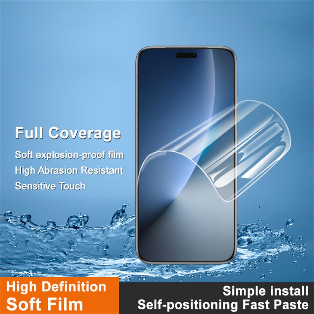 IMAK Hydrogel Film 4th For Honor Magic8 Pro 5G Full Screen Protector Ultra Clear Full Glue Soft TPU Film (Fingerprint Unlock)