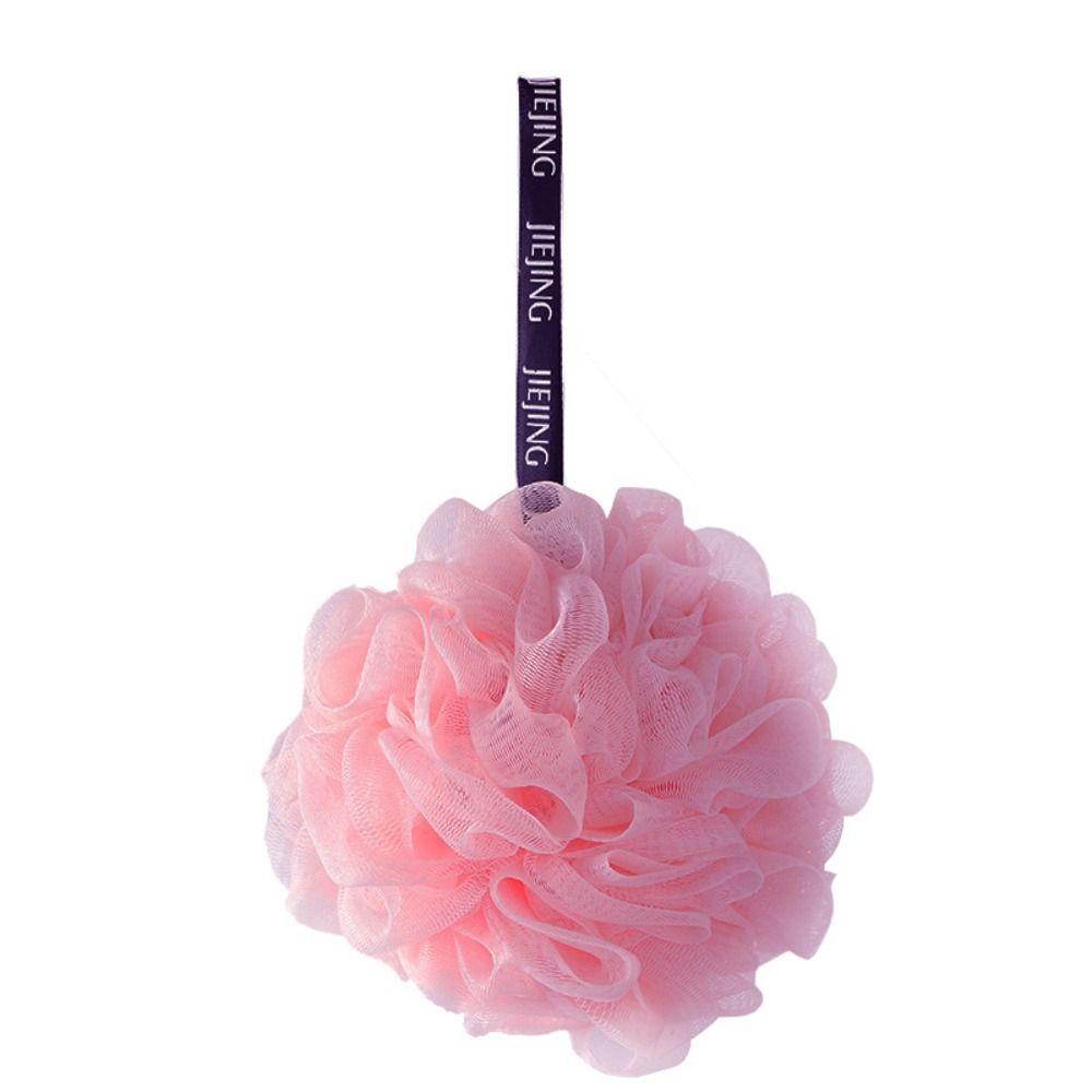 Сетчатый шарик-губка для ванны, не рассеивающийся сетчатый шарик для душа, прочный шарик для душа, удаляющий грязь