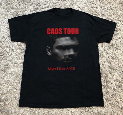 2026 Setlist Black Cotton Shirt Unisex T-Shirt