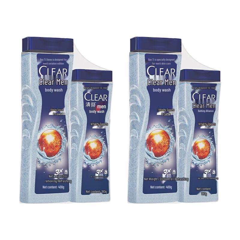 CLEAR Men Balancing Oil-Control Body Wash