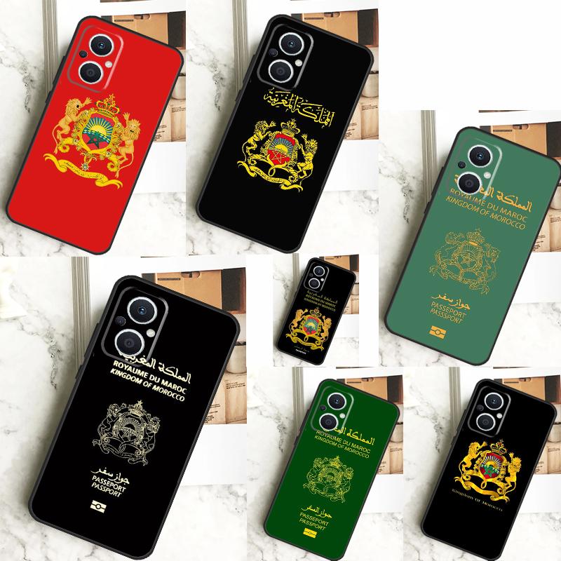 Чехол с изображением флага Марокко и герба для OPPO Reno 8T 4Z 5Z 10 Pro 11 F 4 5 6 7 8 Lite OPPO Find X5 X6 Pro X2 X3 Lite