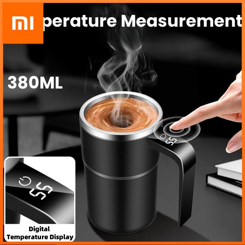 Xiaomi Электрическая кружка для кофе с самоперемешиванием 380 мл, водонепроницаемая IP67, не содержит BPA, кружка для перемешивания кофе, перезаряжаемая автоматическая магнитная чашка для чая