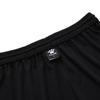 Мужские игровые футбольные шорты Kelme, средней длины, быстросохнущие тренировочные шорты (Черный, Размер S)