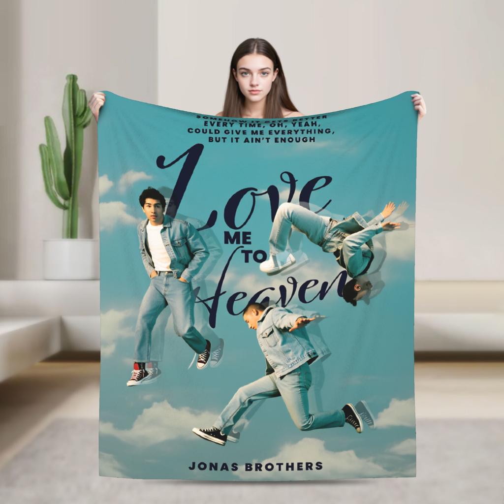 Joe Jonas  Plush Blanket Boy Girl J-Jonas Brothers  Flannel Throw Blanket For Couch Chair Sofa Bed Soft Warm Quality Bedspread