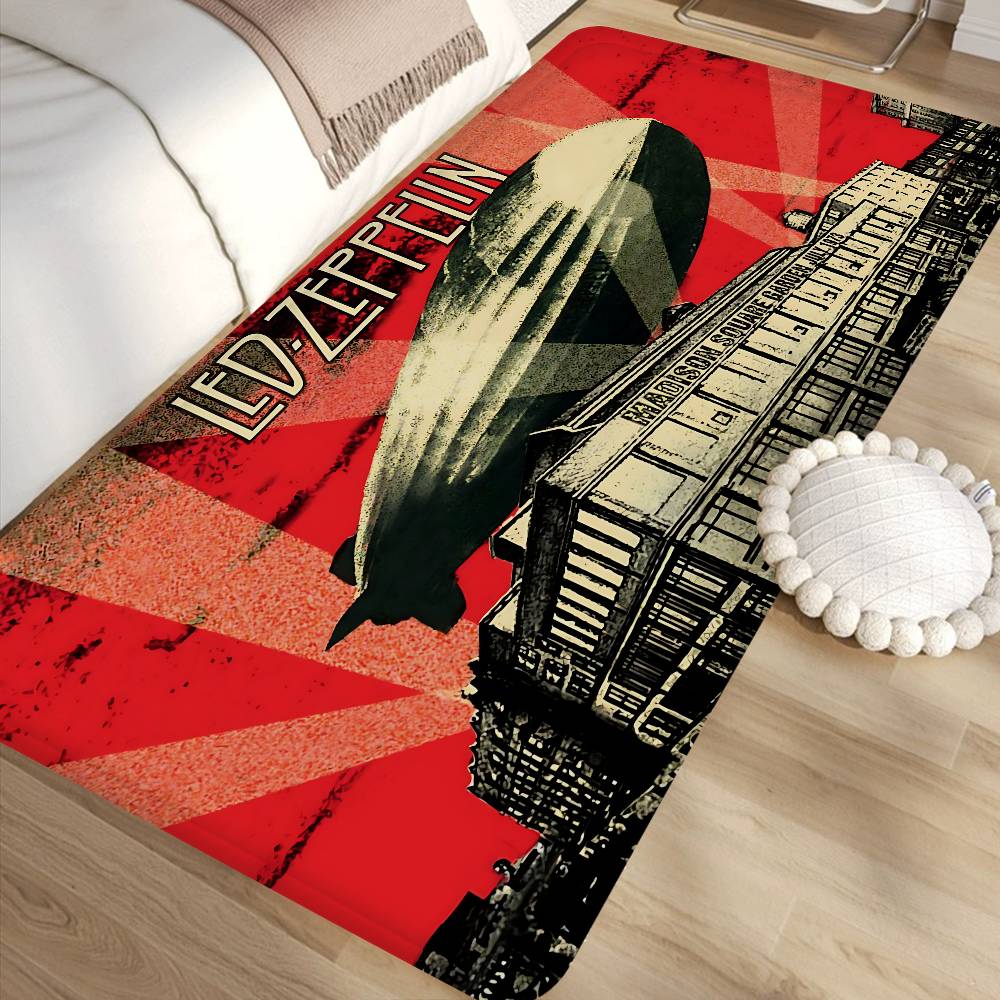 British Rock Led Band Z-Zeppelines Bathroom Mat Anti-slip Absorb Water Long Strip Cushion Bedroon Mat Hotel Decor Mat