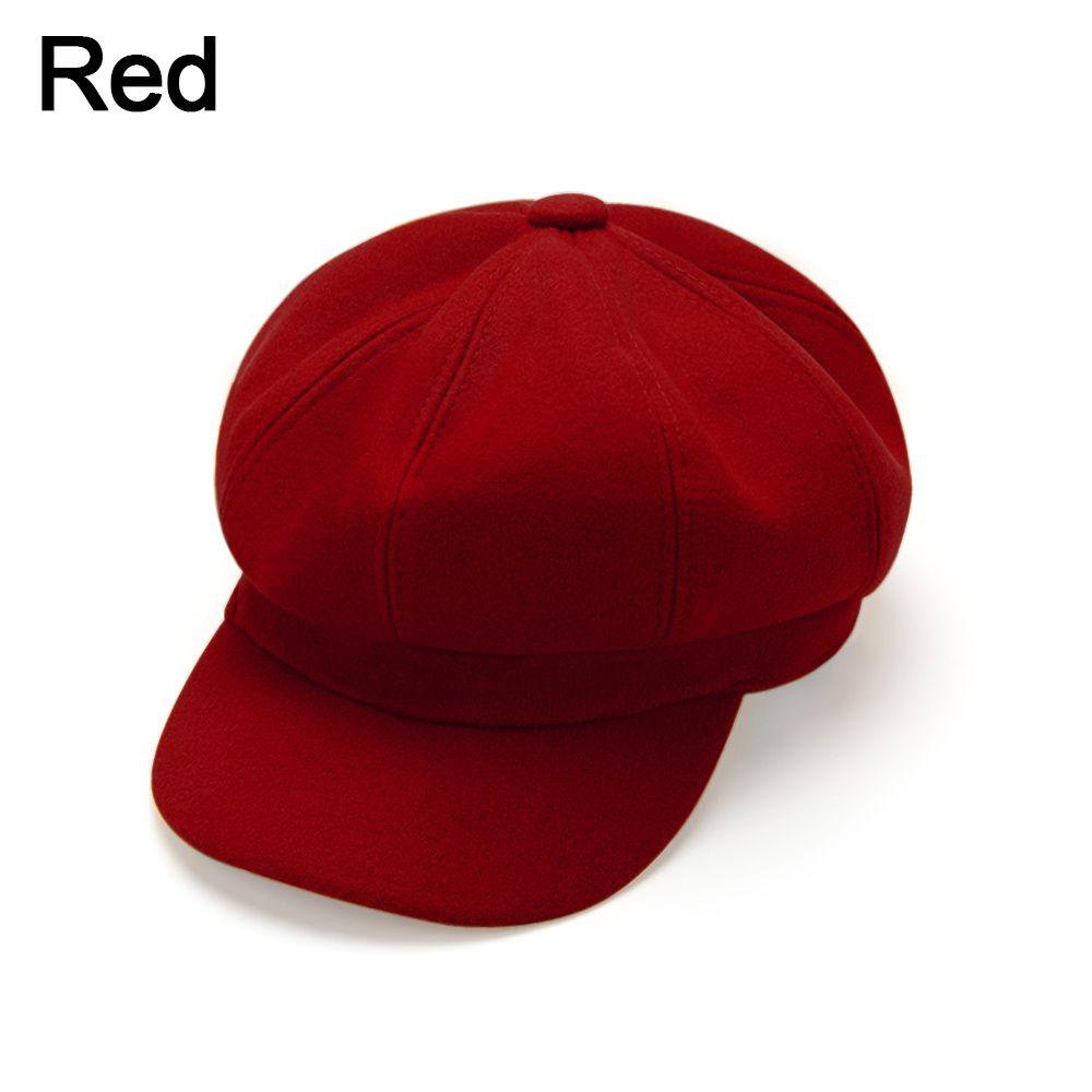 Women Autmn Winter Warm Hats Visor Hat Fedora Wool Caps Beret Hat Newsboy Cap Painter Cap