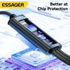 Essager Кабель 100 Вт USB C to Type C для Lighting PD, быстрое зарядное устройство для передачи данных, шнур быстрой зарядки 3 в 1 для Macbook iPhone Samsung Xiaomi