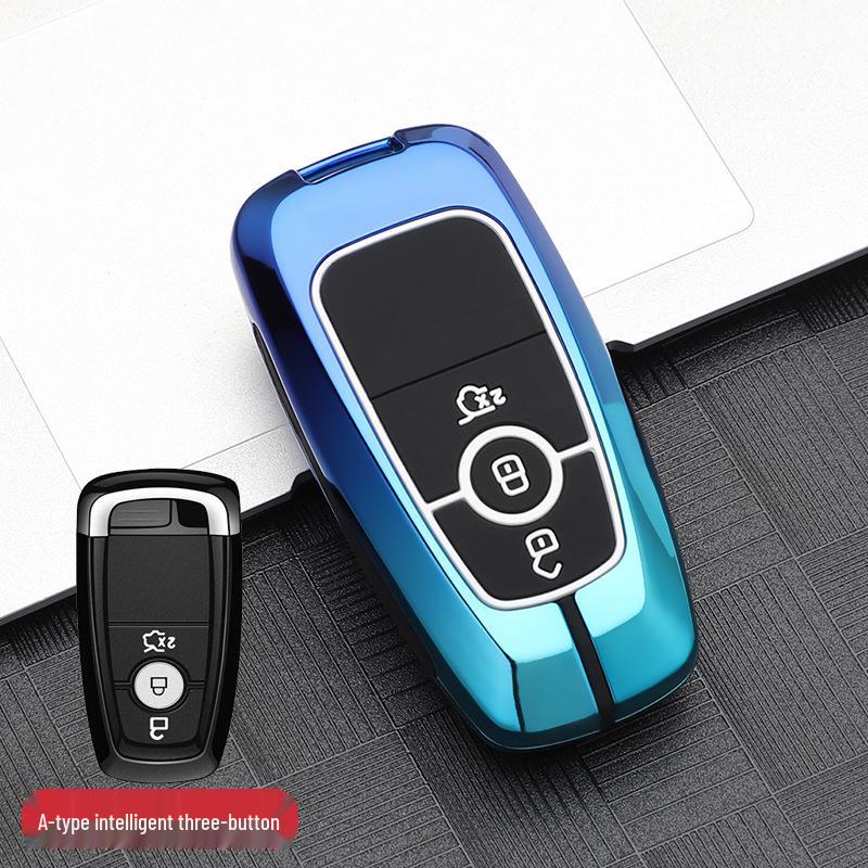 Совместимый металлический чехол для ключа для моделей Lincoln: Corsair, Aviator, Navigator, MKX, Continental, MKZ, MKC