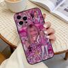 H-Hannah m-Montana Phone Case For iPhone 17,16,15,14,13,12,11 Plus,Pro Max,XS,Soft Silicone Black Cover