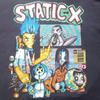 Мужская черная хлопковая футболка группы Static-X Размер S-5XL Горячая унисекс футболка