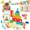 Wooden Digital Building Blocks Creative Puzzle Stacking Toys Montessori Educational Toys for Kids Preschool Learning Activities