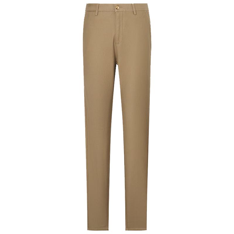 Baoxiniao Men's Easy Care Straight-Leg Casual Trousers