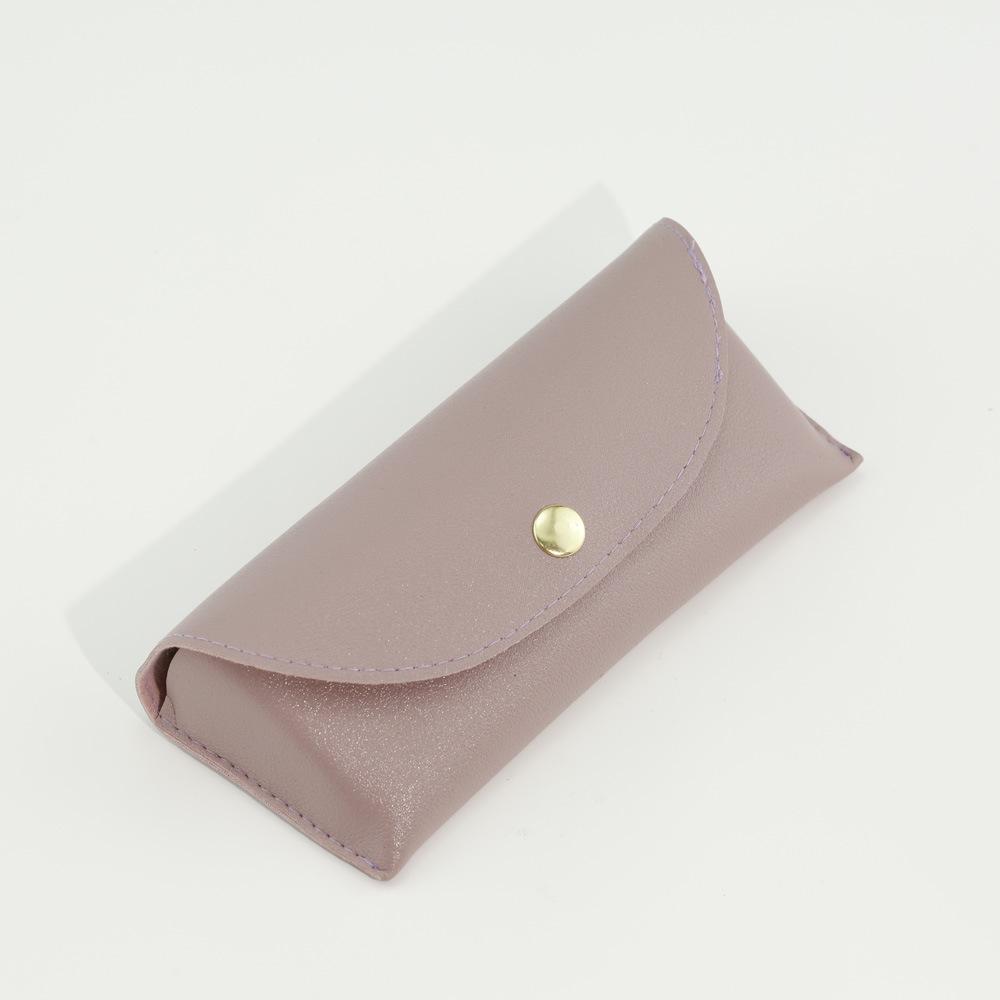 Ретро Минималистичный Кожаный Чехол для Очков: Мягкий и портативный чехол для солнцезащитных очков с противоударным дизайном