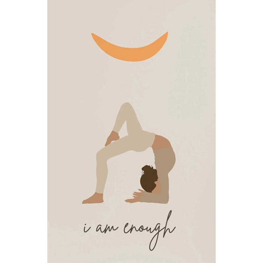 Позы любителя йоги Различные профессиональные движения Кофе Кот Постер Принт Настенное искусство Картины Холст Живопись Комната Домашний декор