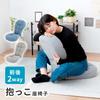 Doshisha Fluffy Hug Chair Compact Posture Relaxing Folding 2WAY Reclining Gaming Backrest Waist Cushion Blue MDC-BL