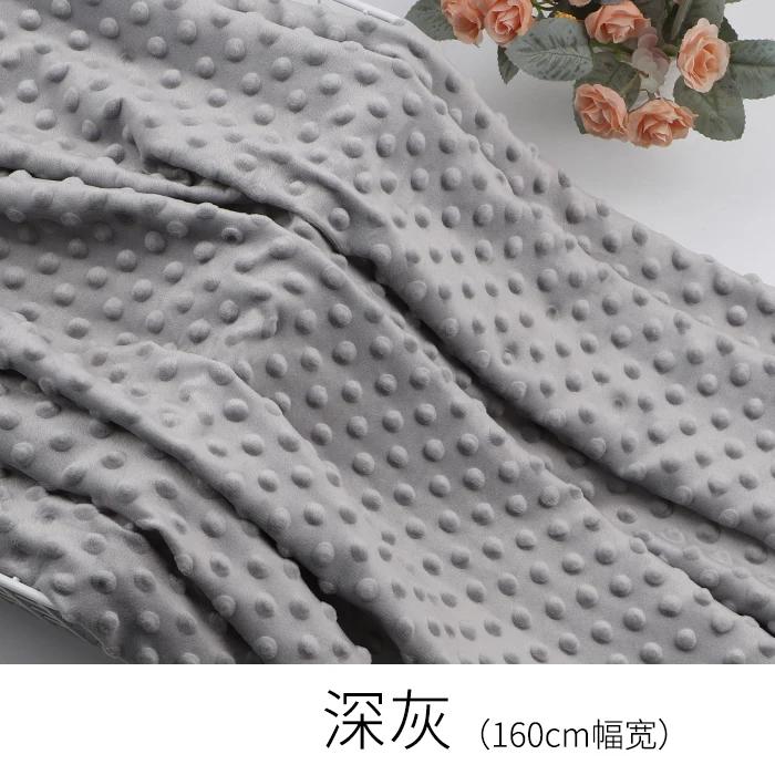 0.5м /1м Супермягкий Вельвет Бин Шорсткий Плюш Ткань Для Детского Одеяла, Постельного Белья, Плюшевых Кукол, Ткани для Рукоделия DIY TJ7286