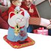 4.13x3.74x3.27in Chinese Fortune Cat Ornament Desktop Auspicious Decor  Window Embellishment