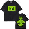 T-Shirt Brat Album Print Men Women Cotton Hip Hop Oversized Tshirt Short Sleeve T Shirt