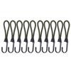 10pcs Tent Elastic Rope with Hook Camping Tent Fixation Elastic Rope Accessories