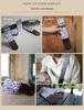 Floral Bird & Branch Print Electric Guitar Strap, PU Leather - Crape Myrtle Flower Design
