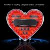 Led Heart-Shaped Flow Light Diy Electronic Kit With 32 Colorful Led Lights Diy Soldering Practice Kit Battery Powered