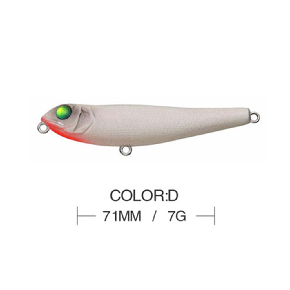 Outdoor Tackle Useful Minnow Lures Pencil Baits with Steel Ball Fish Hooks Winter Fishing