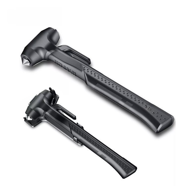 Автомобильный молоток с основанием - Разбиватель окон и резак R-7115