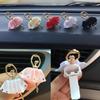Ballet Girl  Car Outlet  Diamond Mounted Cartoon Perfume Clip  Air Conditioning Vent Perfume Clip