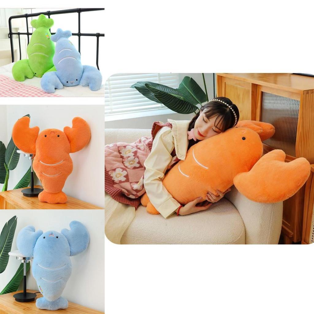 Cute New Trendy Lobster Plush Toy Funny And Creative Stuffed Animal For Sleeping And Cuddling Perfect Gift
