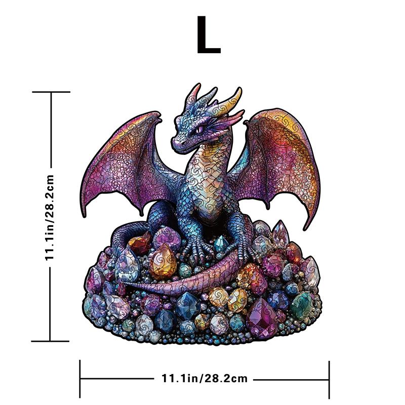 Wooden Irregularly Shaped Animal Jigsaw Puzzles Adult Toys 3D Lions Dinosaurs Eagles Creative Crafts Jigsaw Games Holiday Gifts