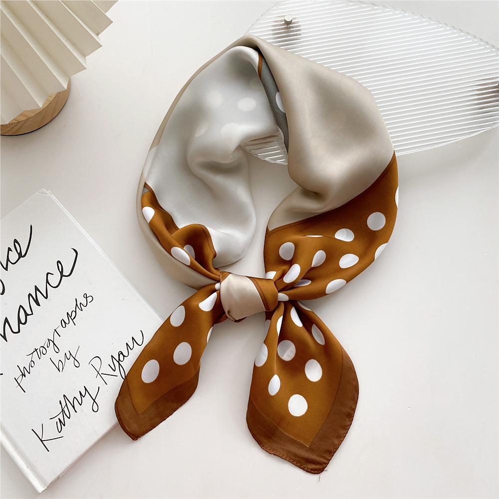 Fashion Decoration Scarf Hairband Tie Hair 70 Small Square Scarf Silk Scarf Women'S Spring And Autumn Versatile Small Scarf Professional Scarf