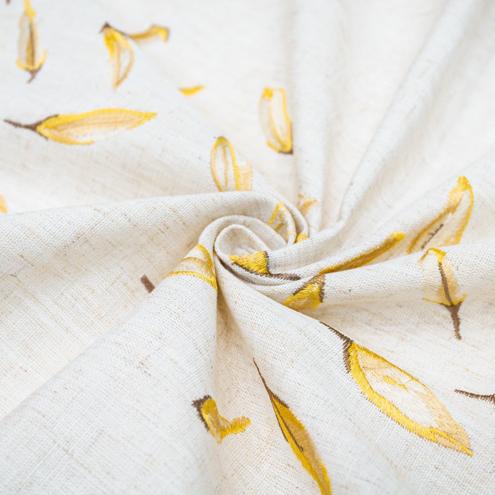 Embroidery Anglicanum Tassel Tablecloth Cotton Linen Dust Proof Table Cover For Kitchen Dining Room Home Party Tabletop Decor