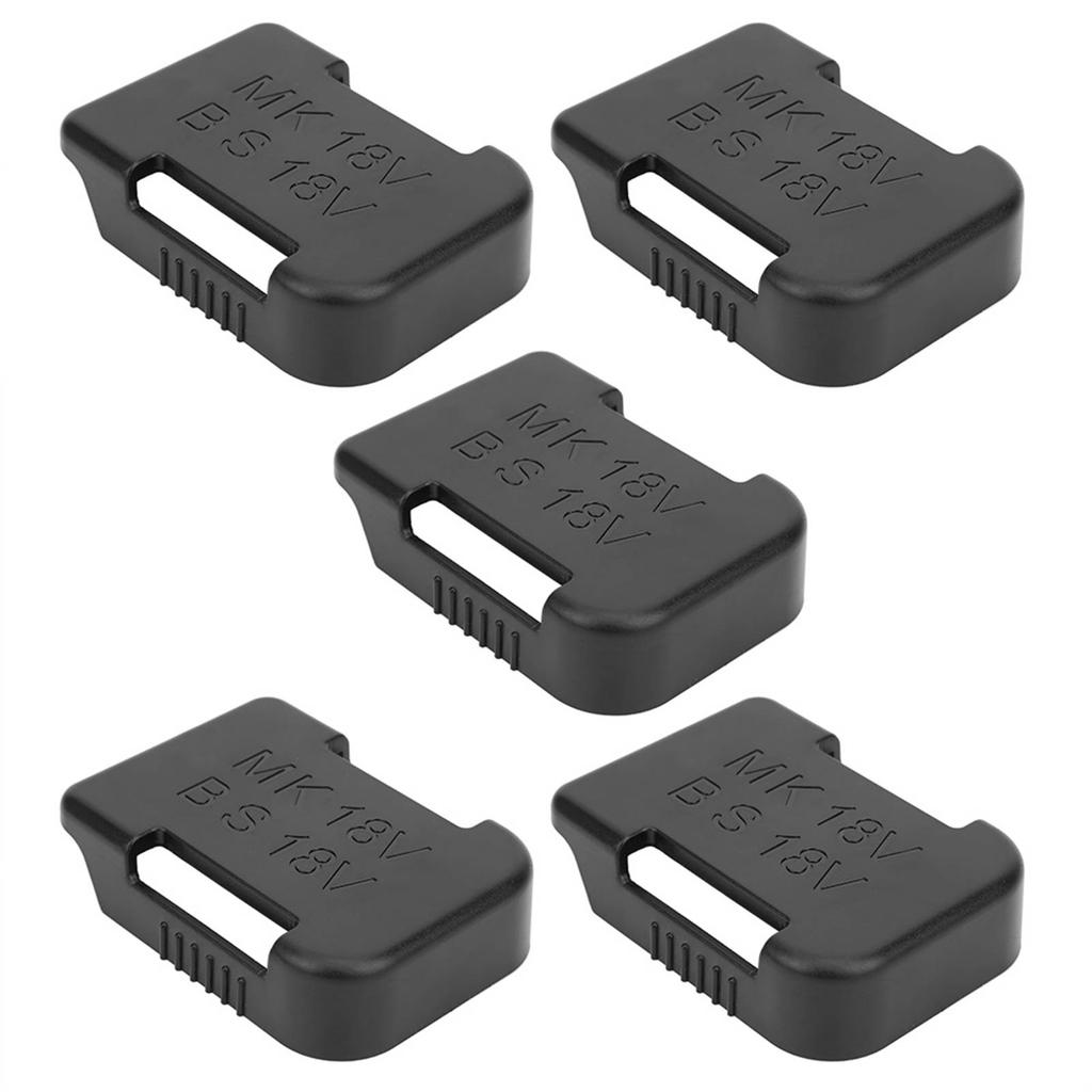 5Pcs Lithium Battery Storage Rack Shelf Bracket Belt Slot for 18V Fixing Devices