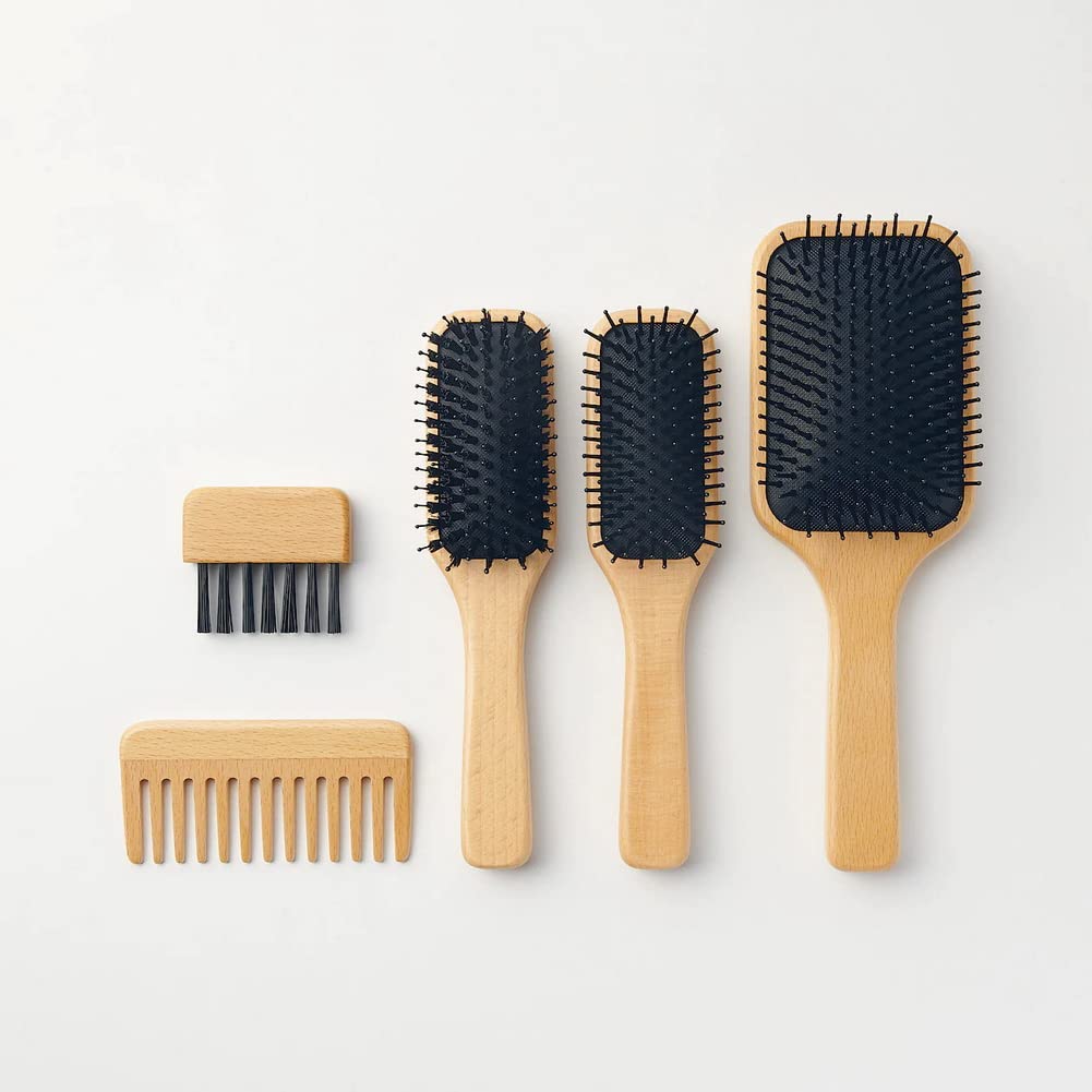 MUJI Beech Wood Scalp Care Brush Total Length 82575149 23.5cm