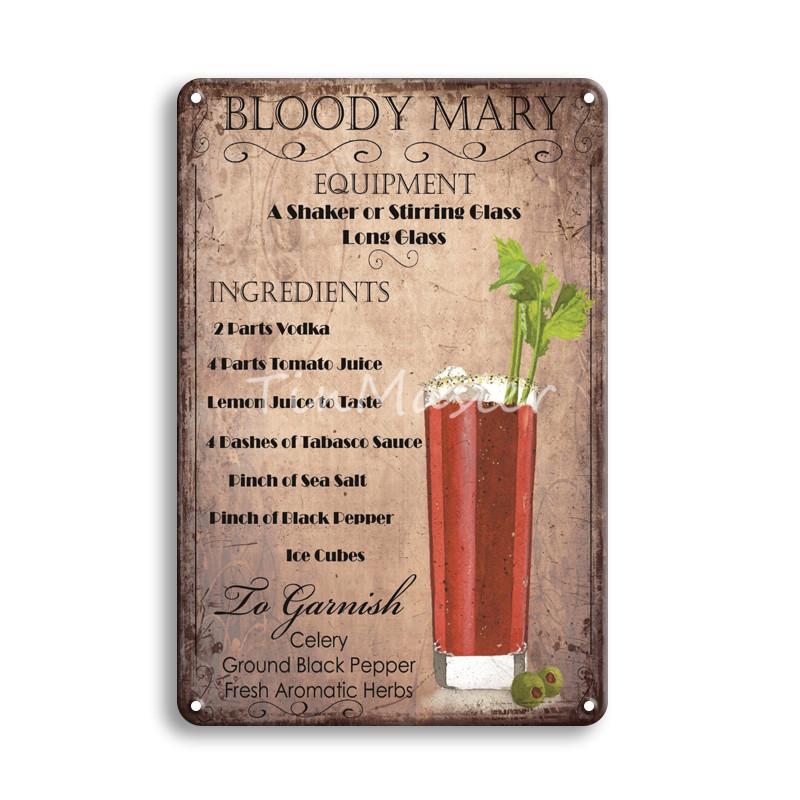 Коктейль Guinness Corona, ром, металлическая вывеска, жестяная вывеска, винтажный вид, украшения для домашнего бара, аксессуары, настенные художественные постеры и принты