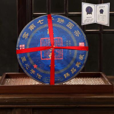 Yunnan Banzhang Ancient Qiao Mu Круглый чай Пуэр ручной работы 357g/12.59oz