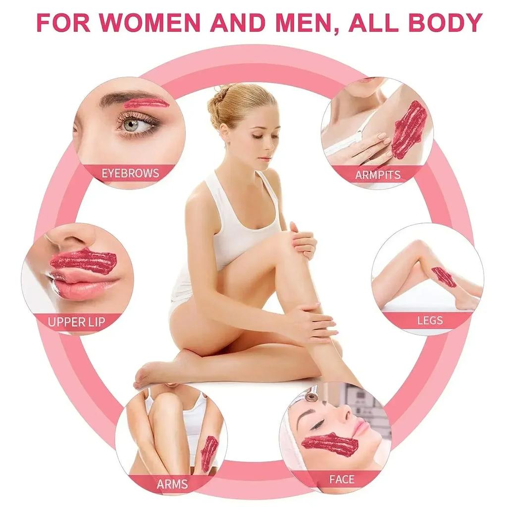 200 г Восковые бобы для эпиляции для удаления волос по всему телу Горячая пленка Твердые депиляционные восковые гранулы для восконагревателя