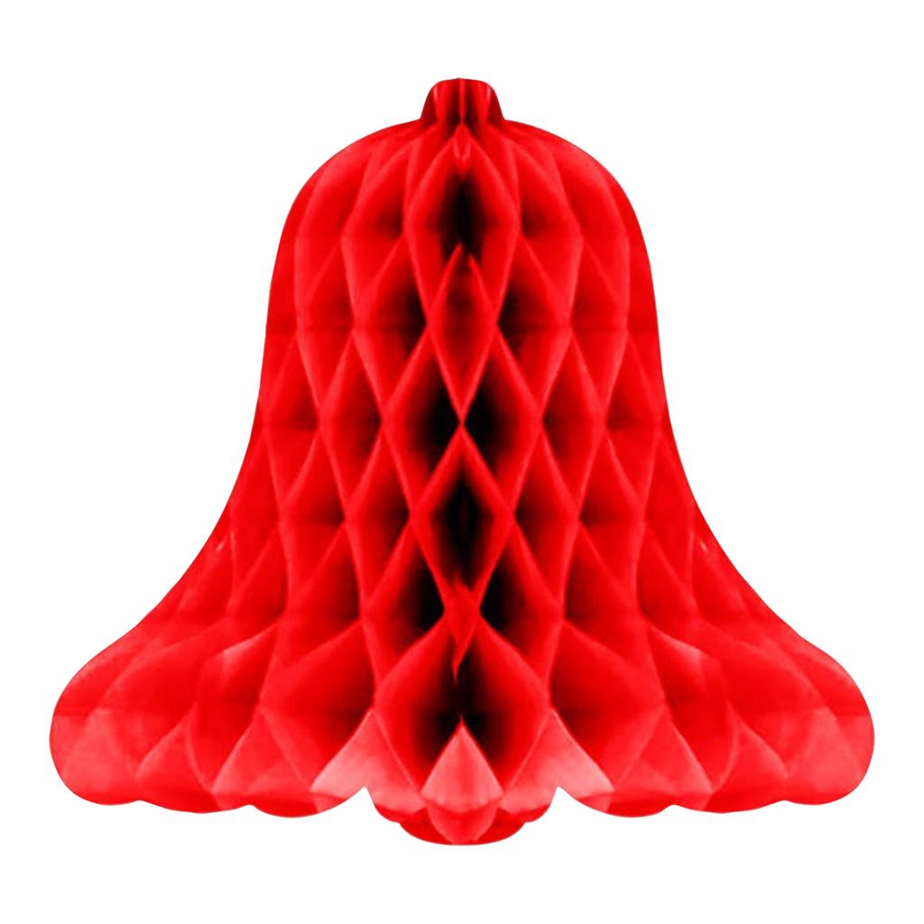 Honeycomb Christmas Ornaments, Christmas Tree Bells, Santa Hats, Paper Hanging Garlands