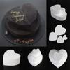 Flower Decor Sugarcraft Party DIY Polystyrene Styrofoam Heart Shaped Practice Model Cake Foam Mould