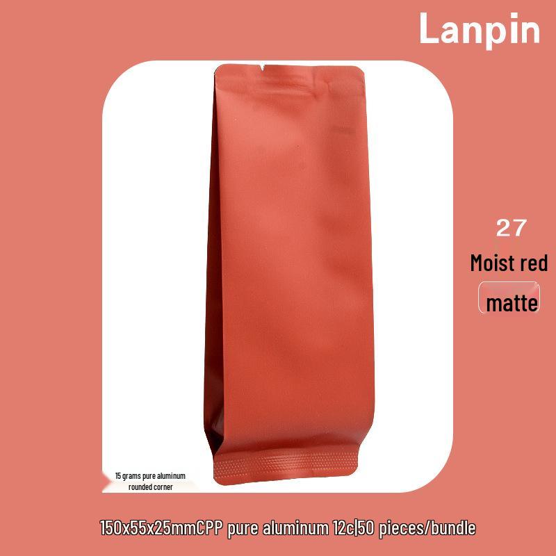 Премиальный алюминиевый фольгированный чайный пакетик для Яньча, черного чая, зеленого чая, корицы, Да Хун Пао