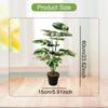 Artificial Plants Greenery Bonsai Potted Plant for Table Bedroom Farmhouse