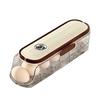 Automatic Rolling Egg Container Fridge Storage Box Food Grade BPA Free Transparent Stackable Fridge Organizer