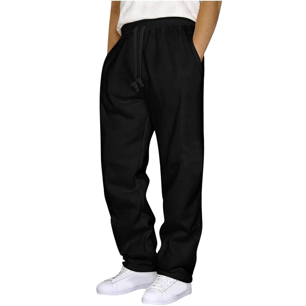 Men's Outdoor Sports Casual Pants Men's Solid Color Loose Sports Pants