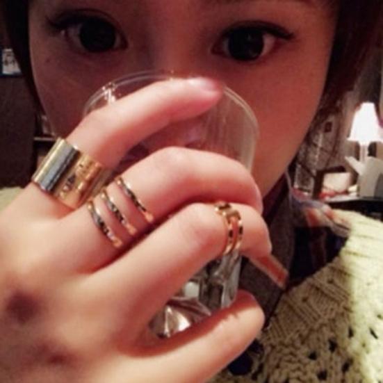 3 Pcs/Set Finger Midi Tip Finger Knuckle Open Rings Jewelry Charms