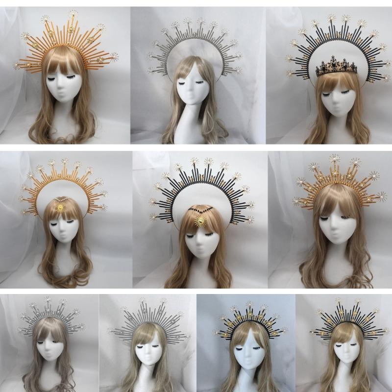 Тиара Корона Ободок Ручная Работа Наборы для Творчества Корона Женский Костюм Повязка на Голову