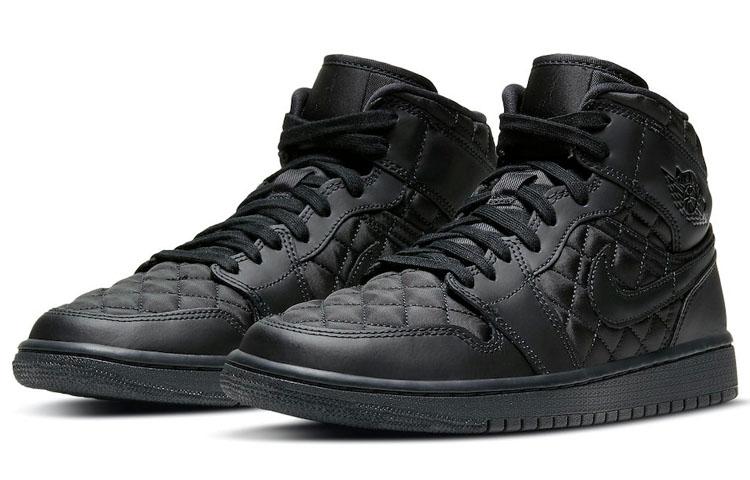 Jordan 1 Mid SE Стеганый Черный Женский DB6078-001