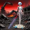 22 см ФИГУРКИ NEON GENESIS EVANGELION Аянами Рэй Фигурка на торт ПВХ Модель Аниме Аска Лэнгли Сорью Коллекционные Игрушки