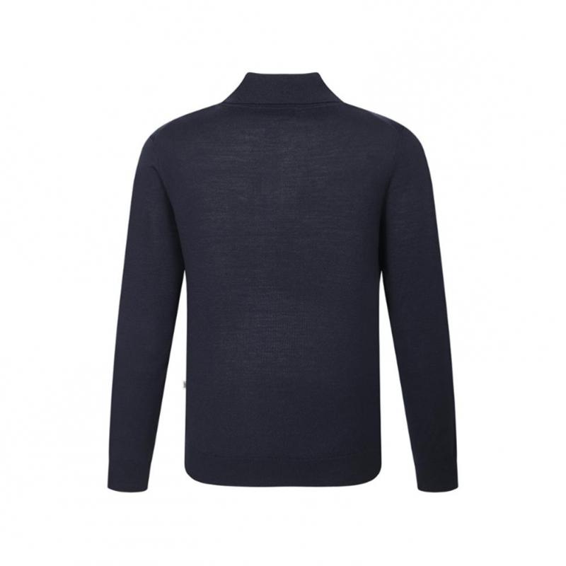 Daks 26ss Wool Blend Big Check Collar Knit Dmp1swtl201n1